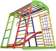 Дитячий спортивний куточок SportBaby Юнга Plus 1, Бук, від 12 місяців до 60 кг